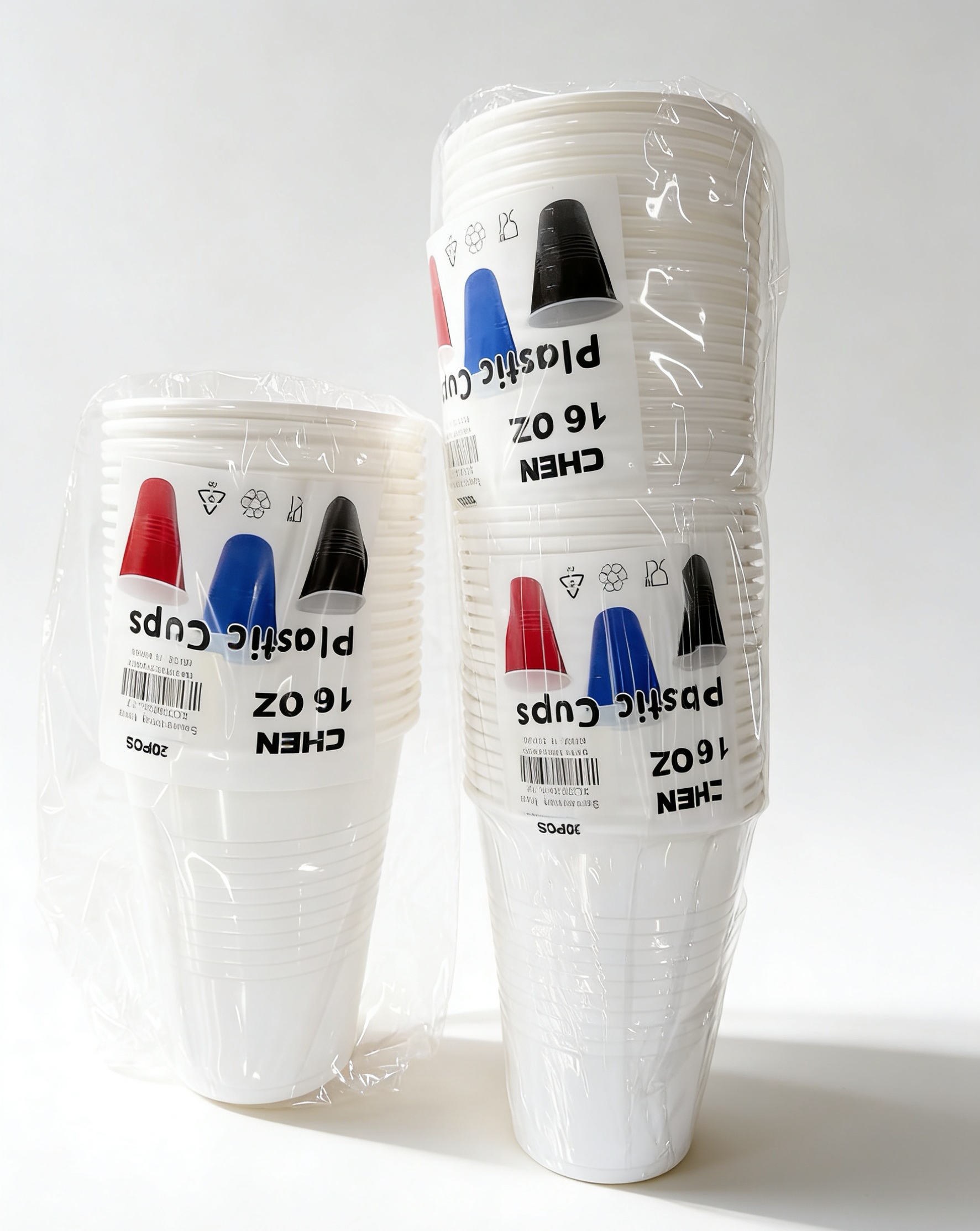 Disposable plastic cup