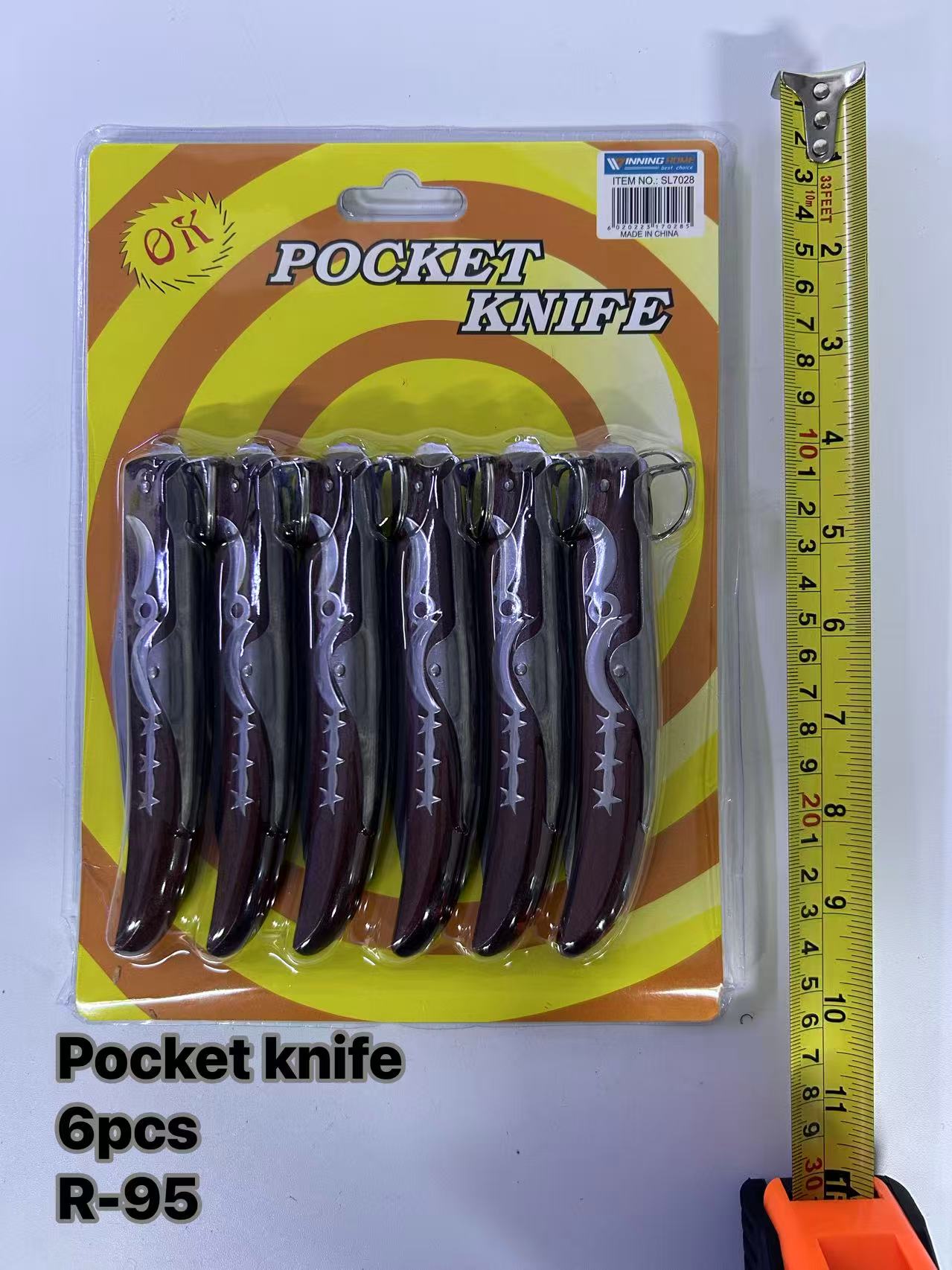 Pocket knife 6pcs