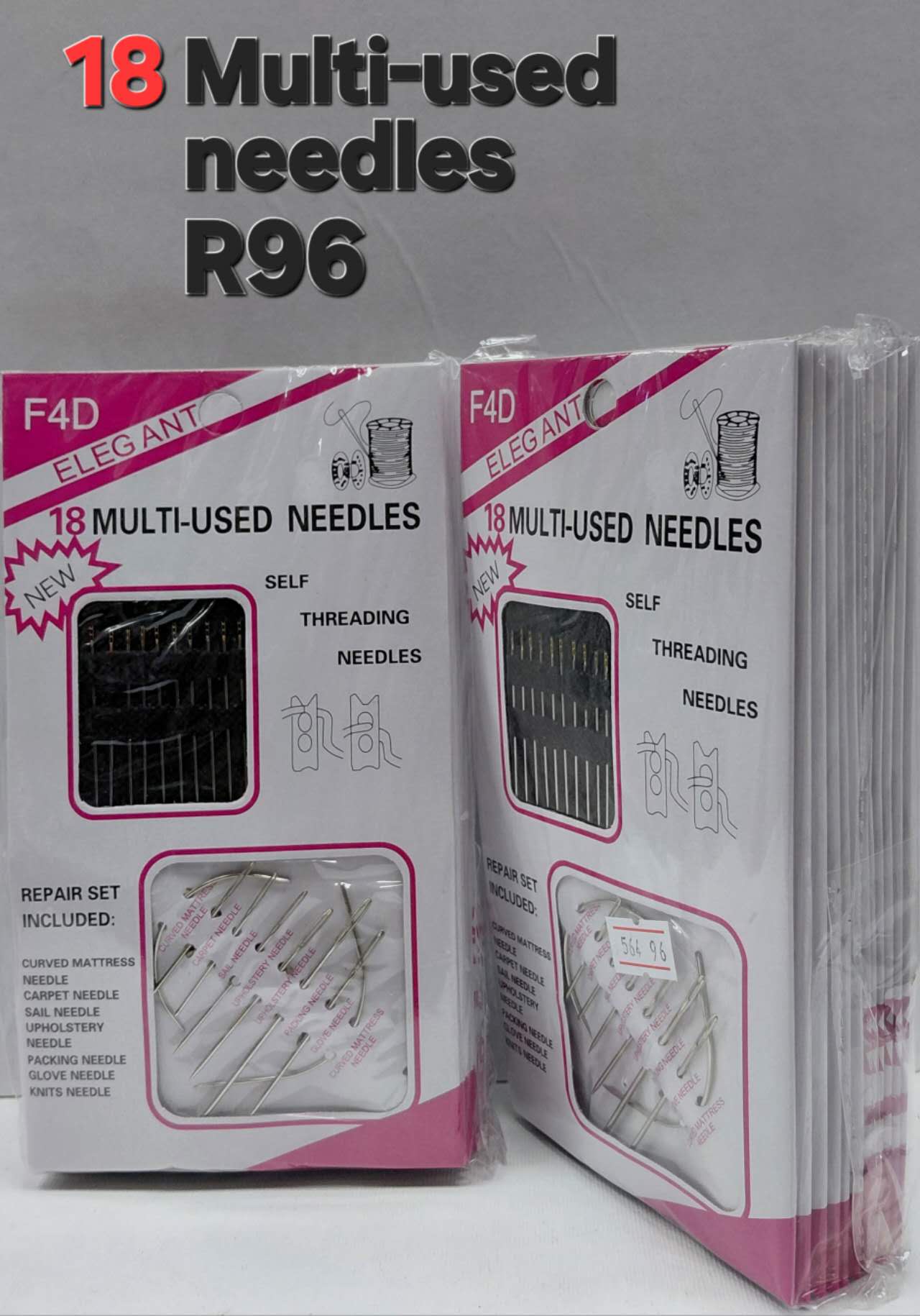 18 Multi-usedneedles