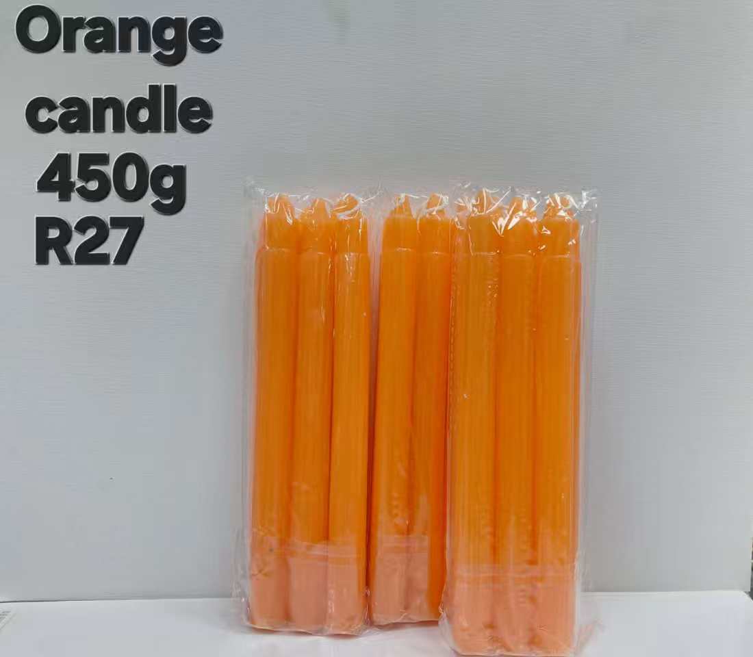 Orange candle 450g