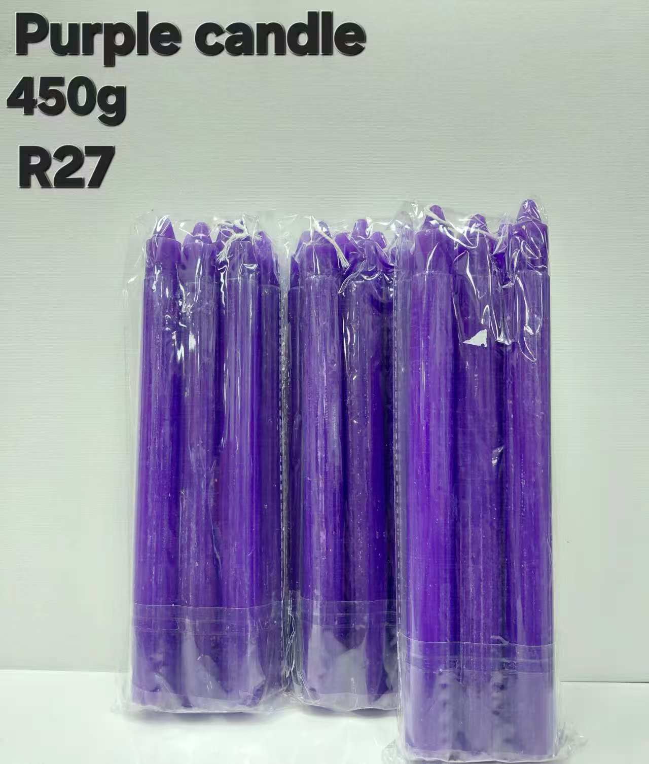 Purple candle 450g