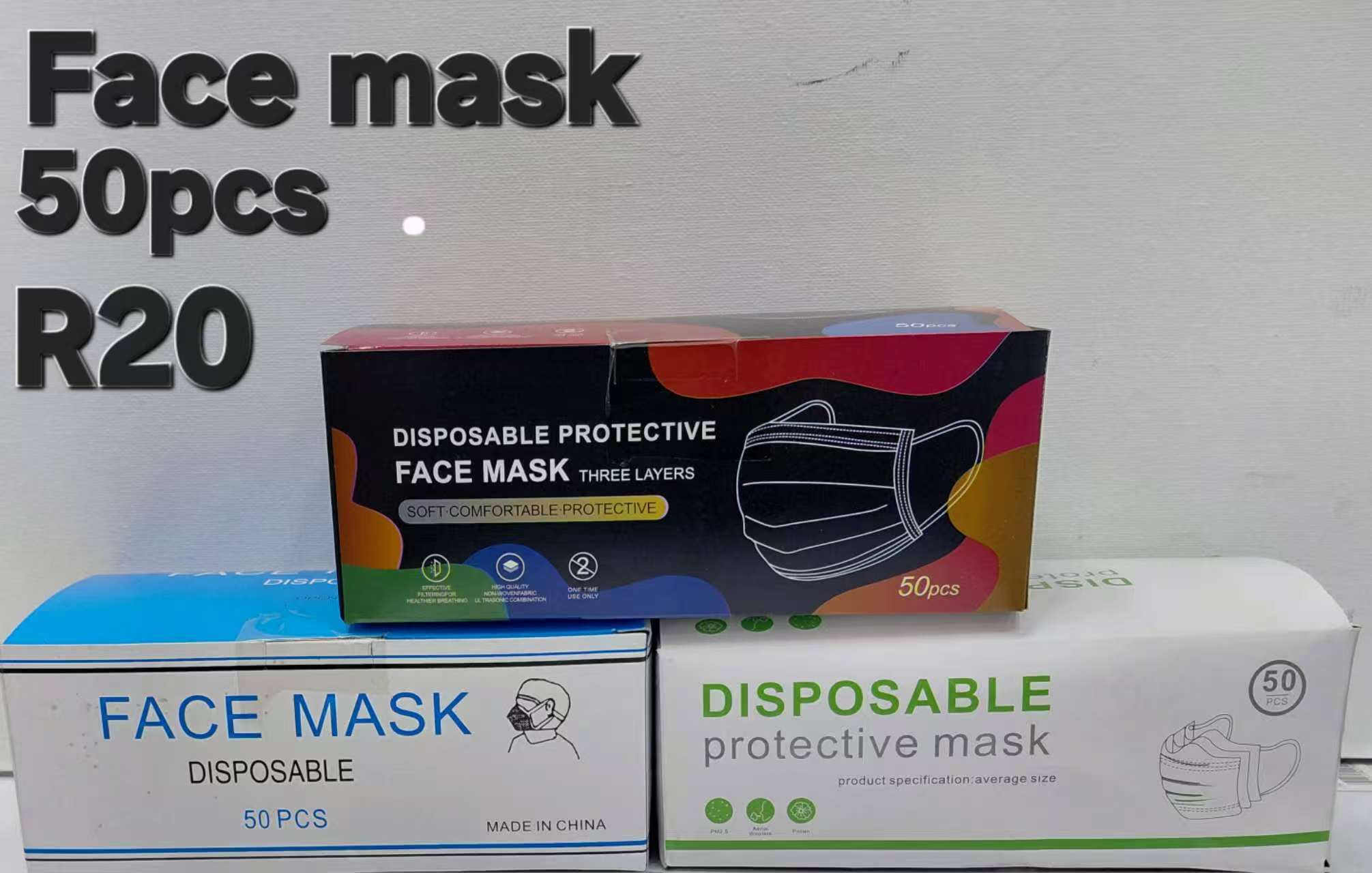 Face mask 50pcs
