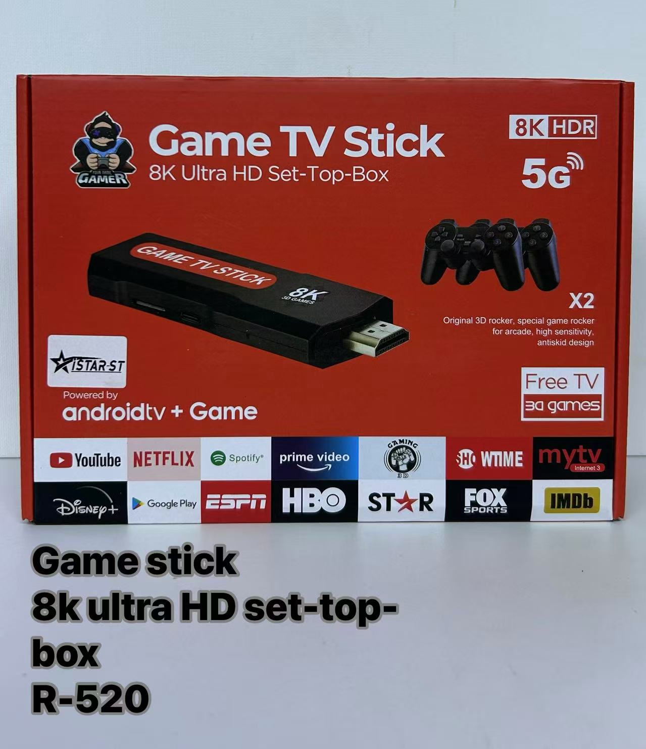 Game stick8k ultra HD set-top-box