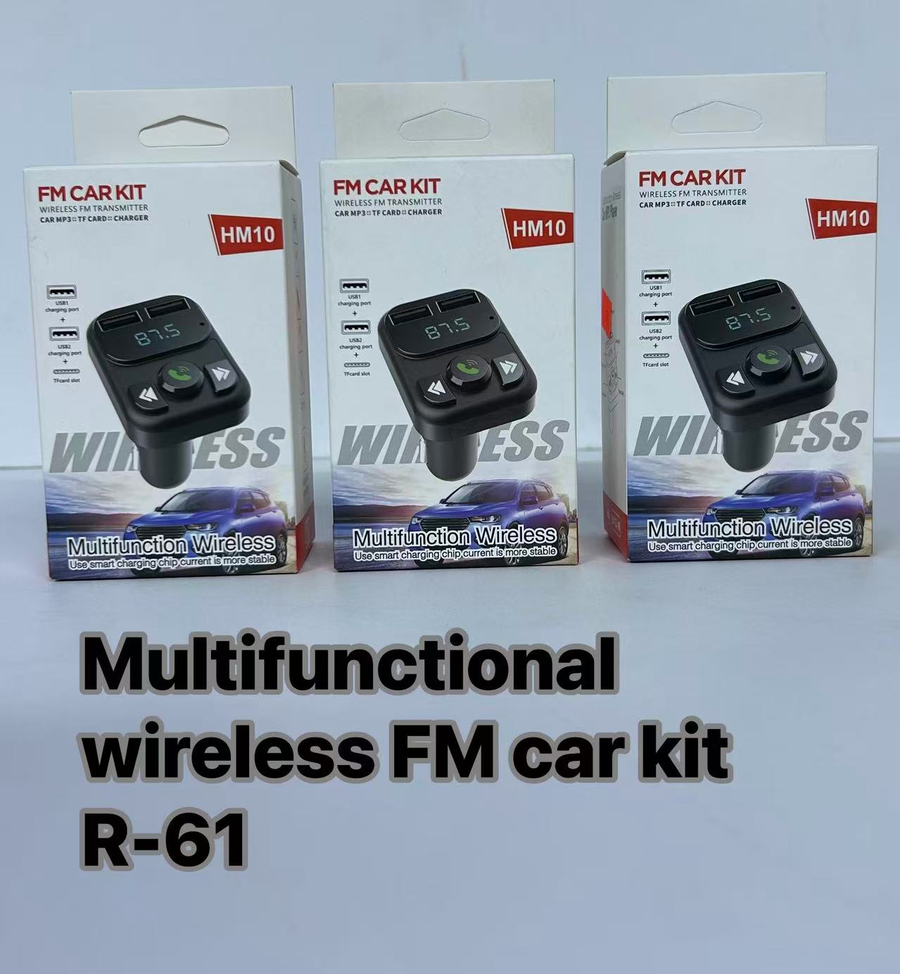 Multifunctionalwireless FM car kit