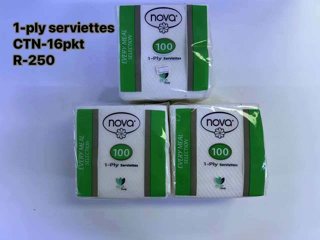 1-ply serviettes