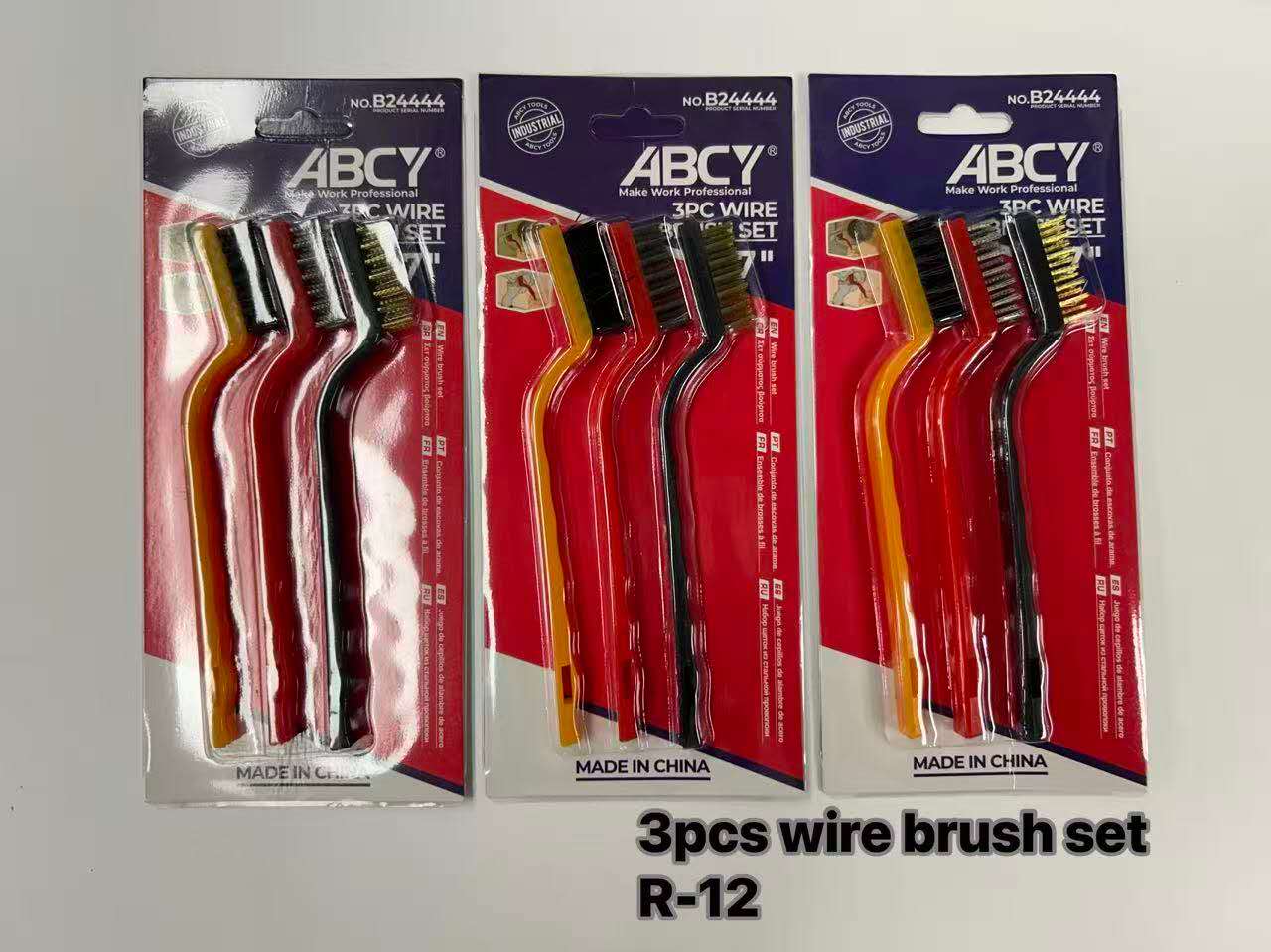 3pcs wire brushset