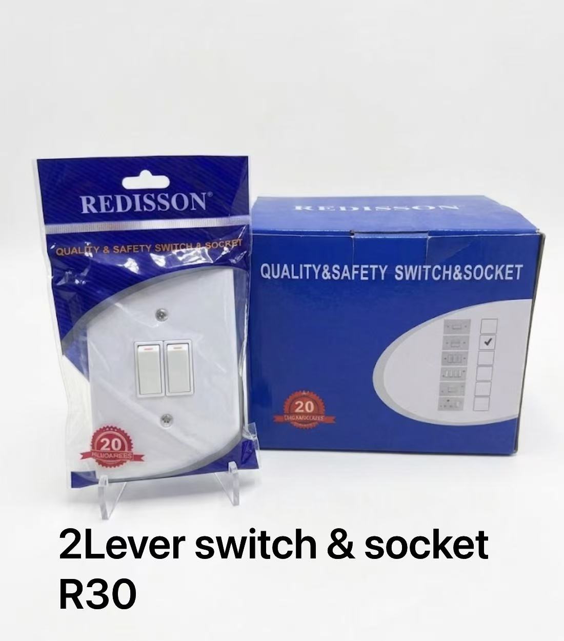 2Lever switch & socket