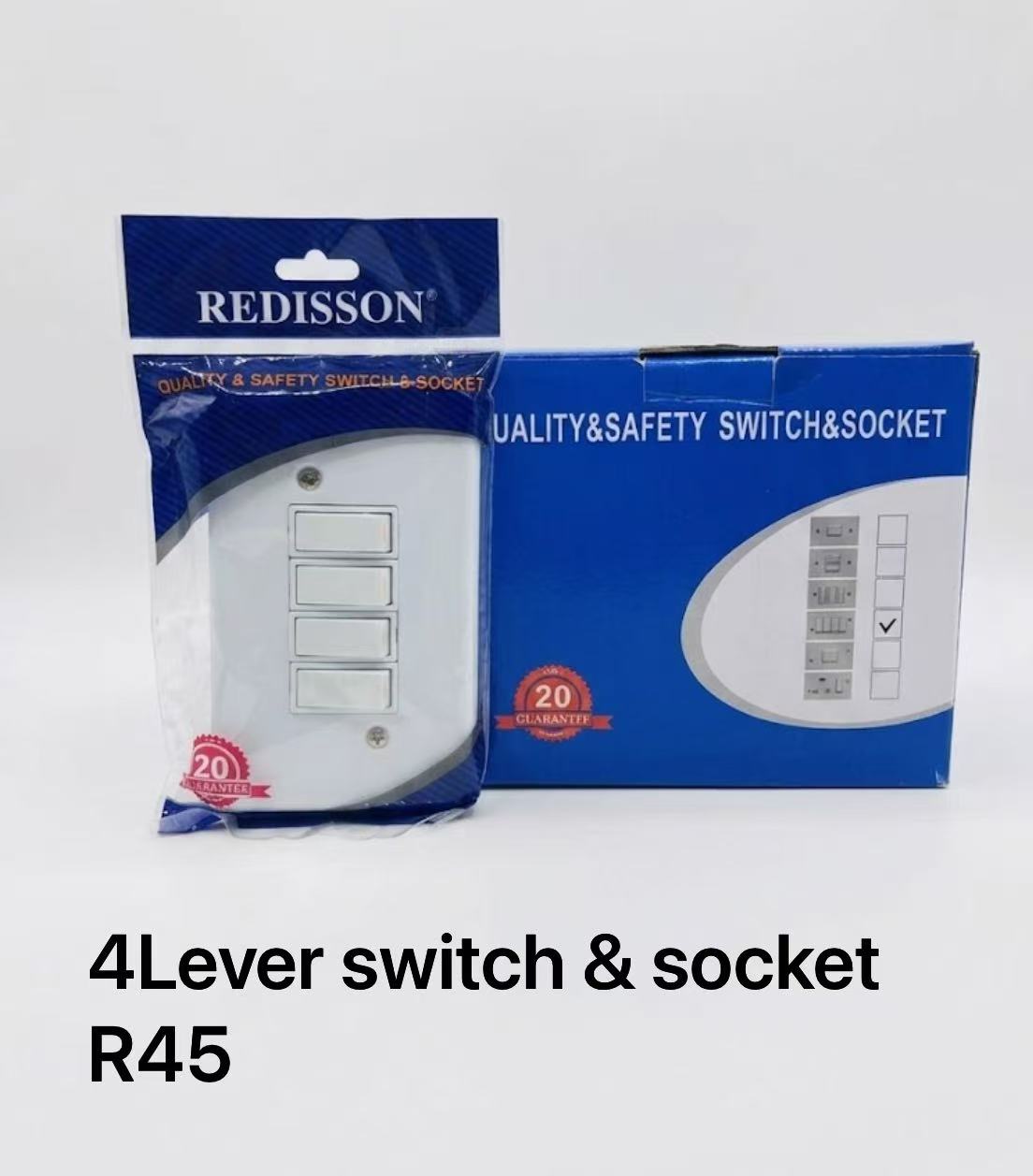 4Lever switch & socket