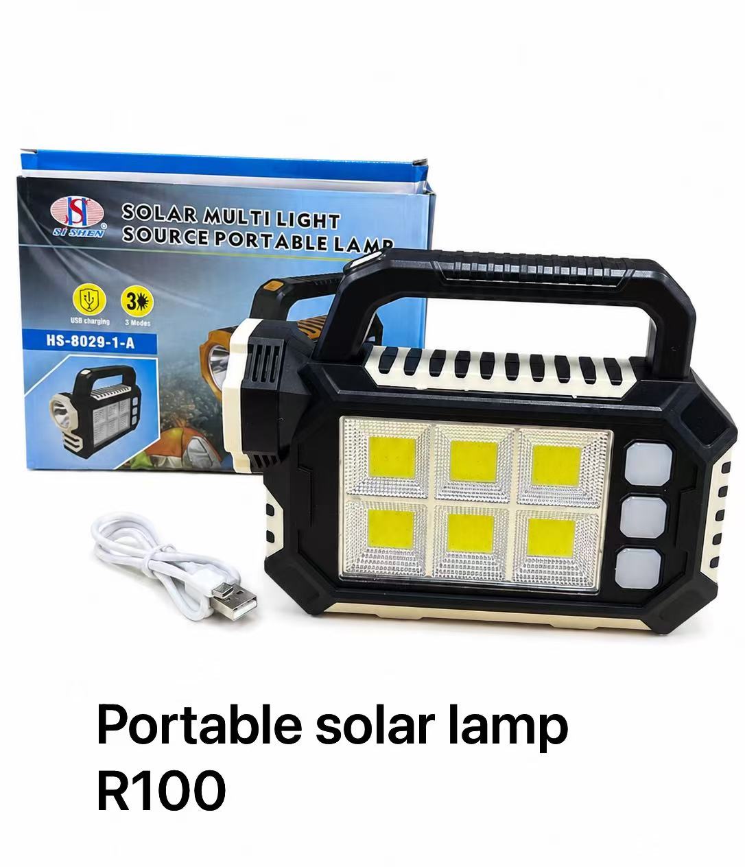 Portable solar lamp