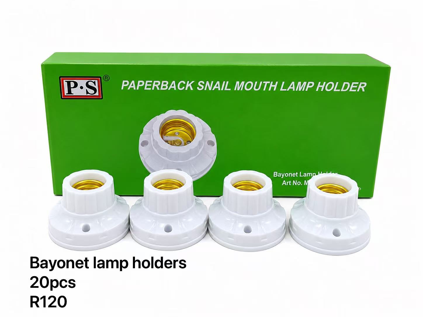 Bayonet lamp holders