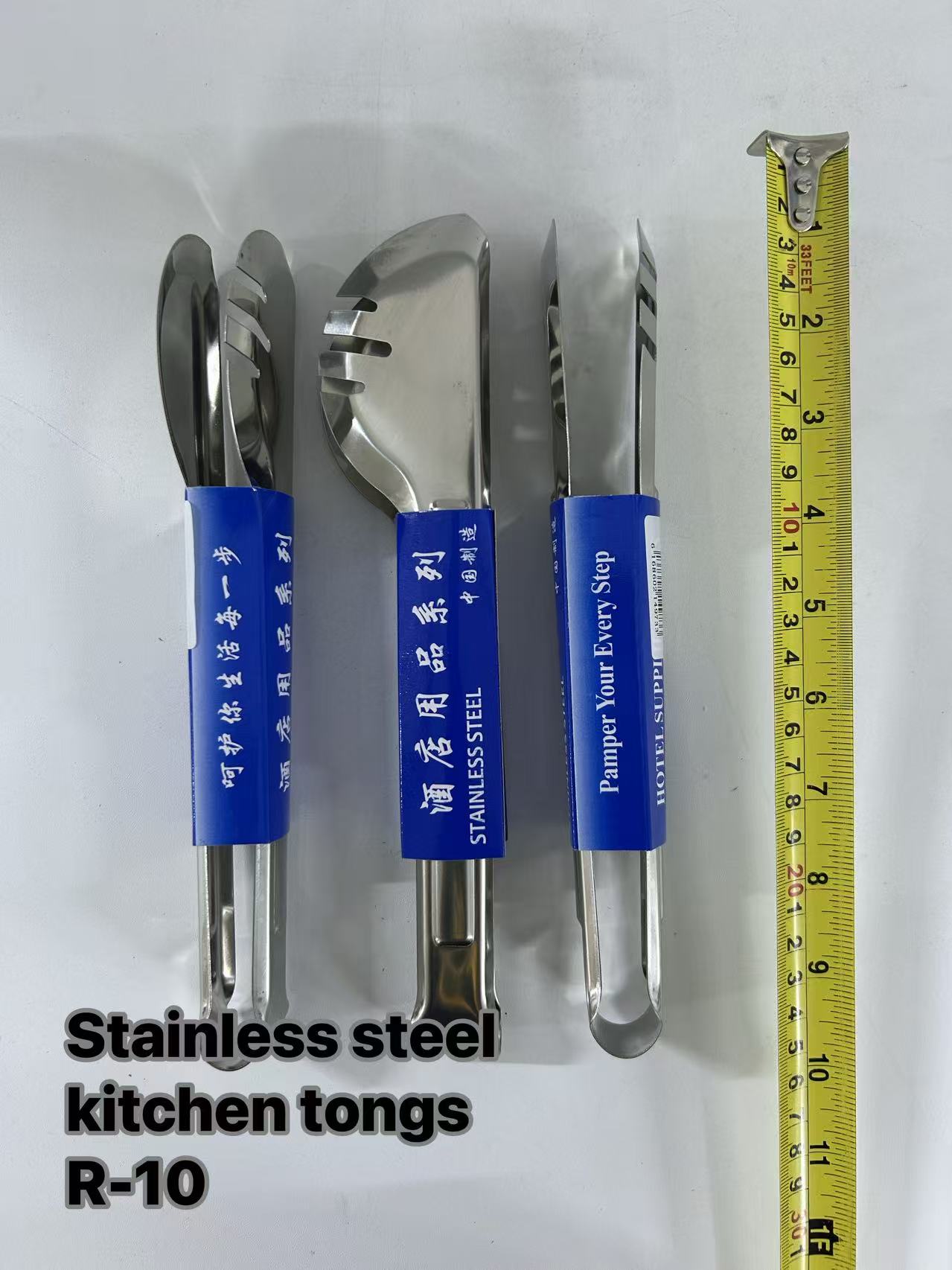 Stainless steelkitchen tongs