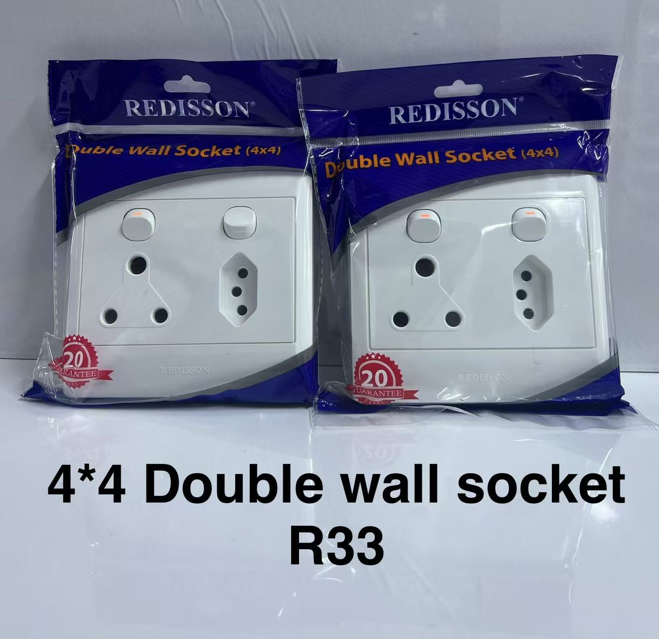 4*4 Double wall socket