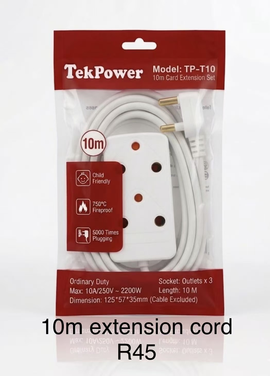 10m extension cord