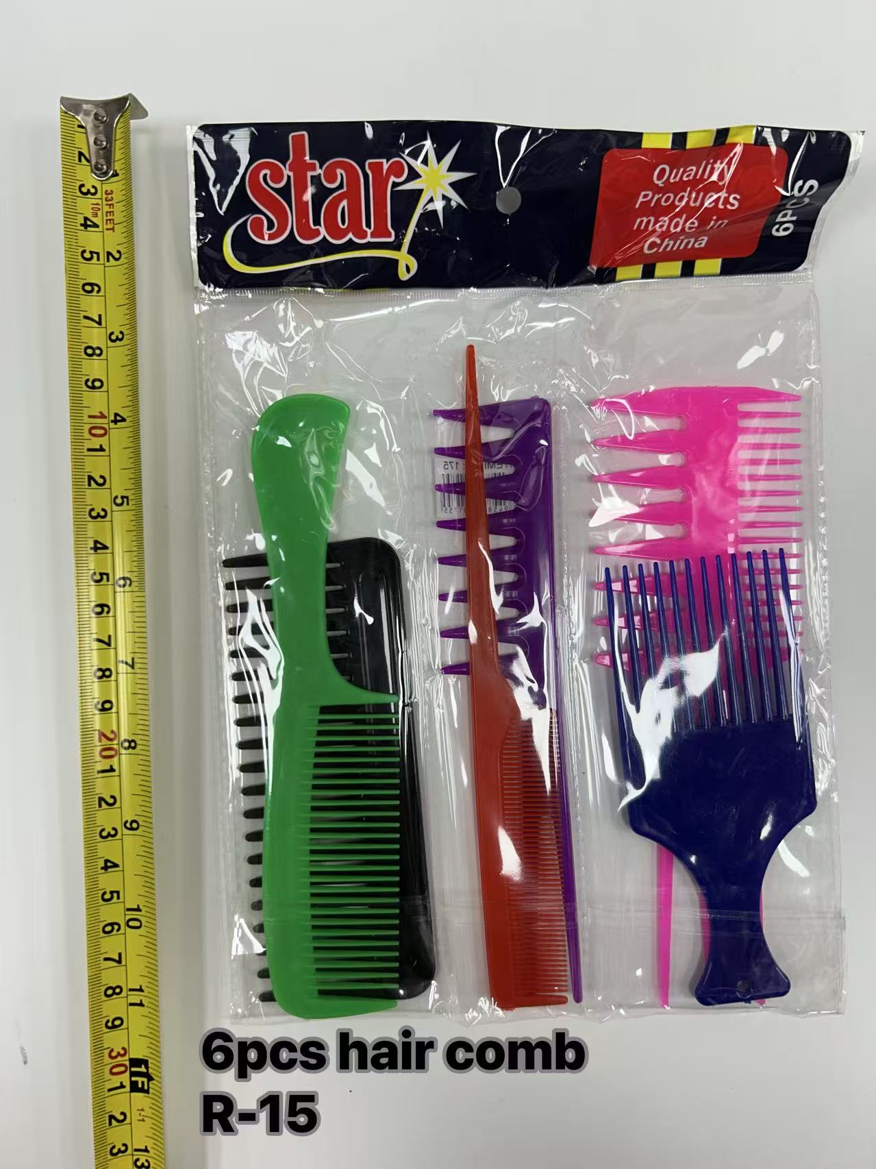 6pcs hair comb