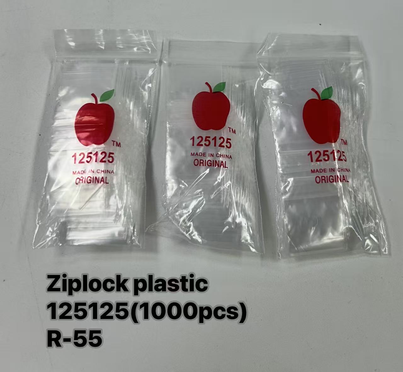 Ziplock plastic