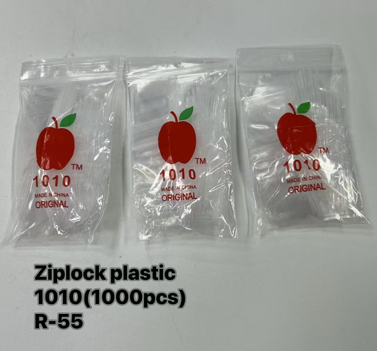 Ziplock plastic