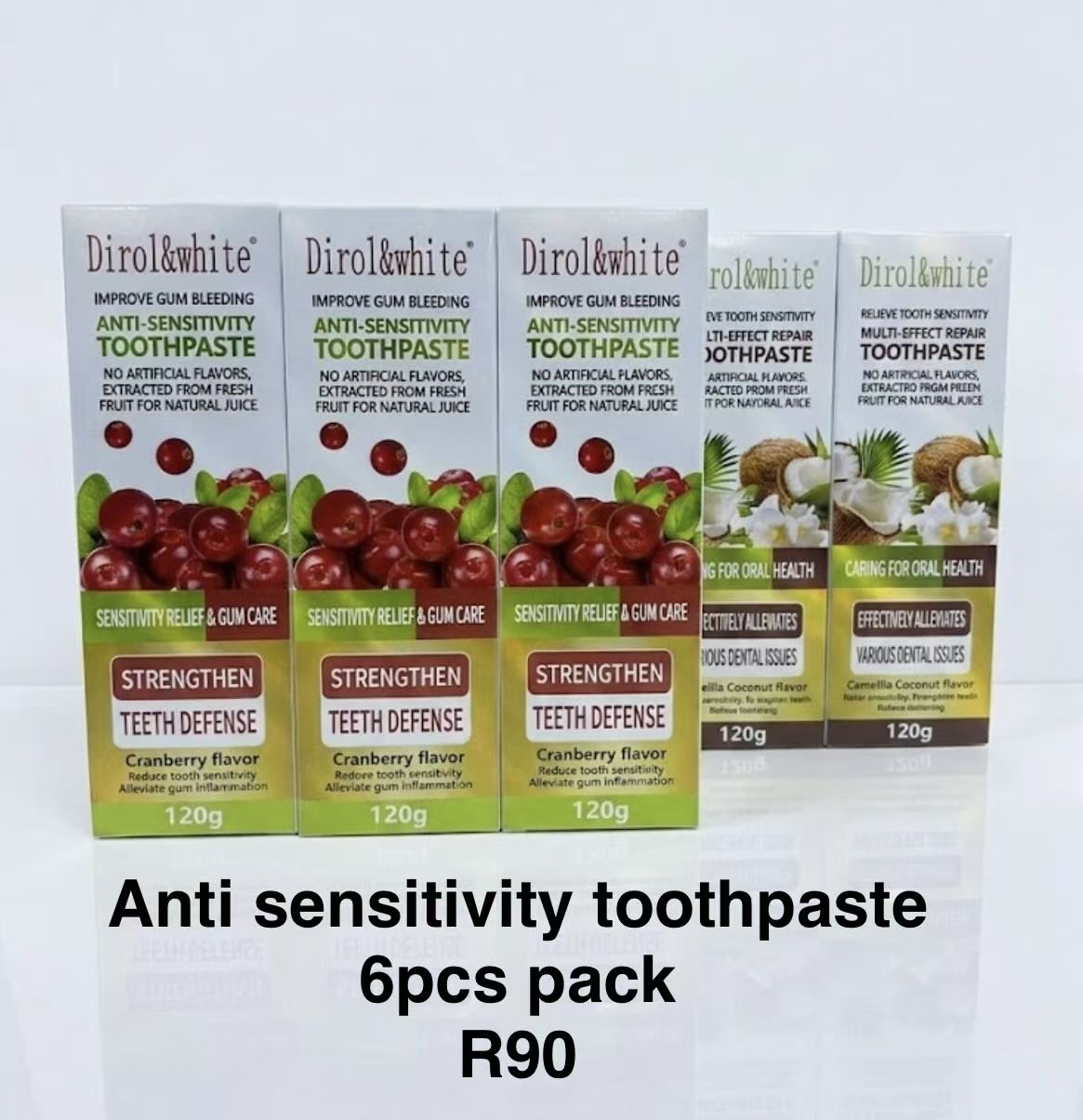 Anti sensitivity toothpaste