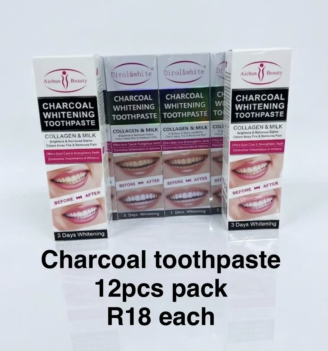 Charcoal toothpaste