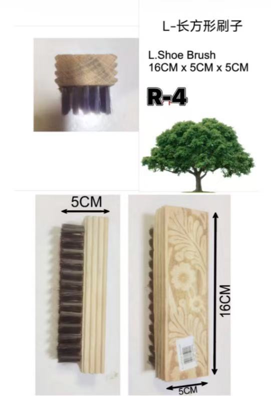 L shoe brush
