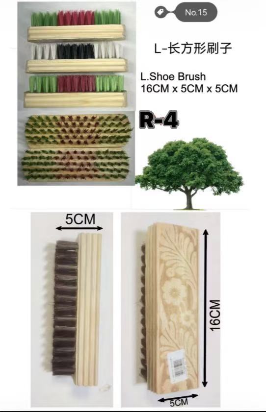 L shoe brush