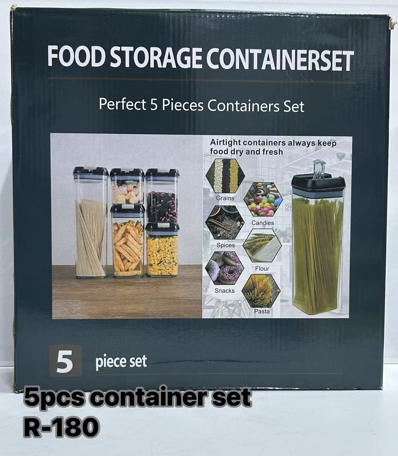 5pcs container set