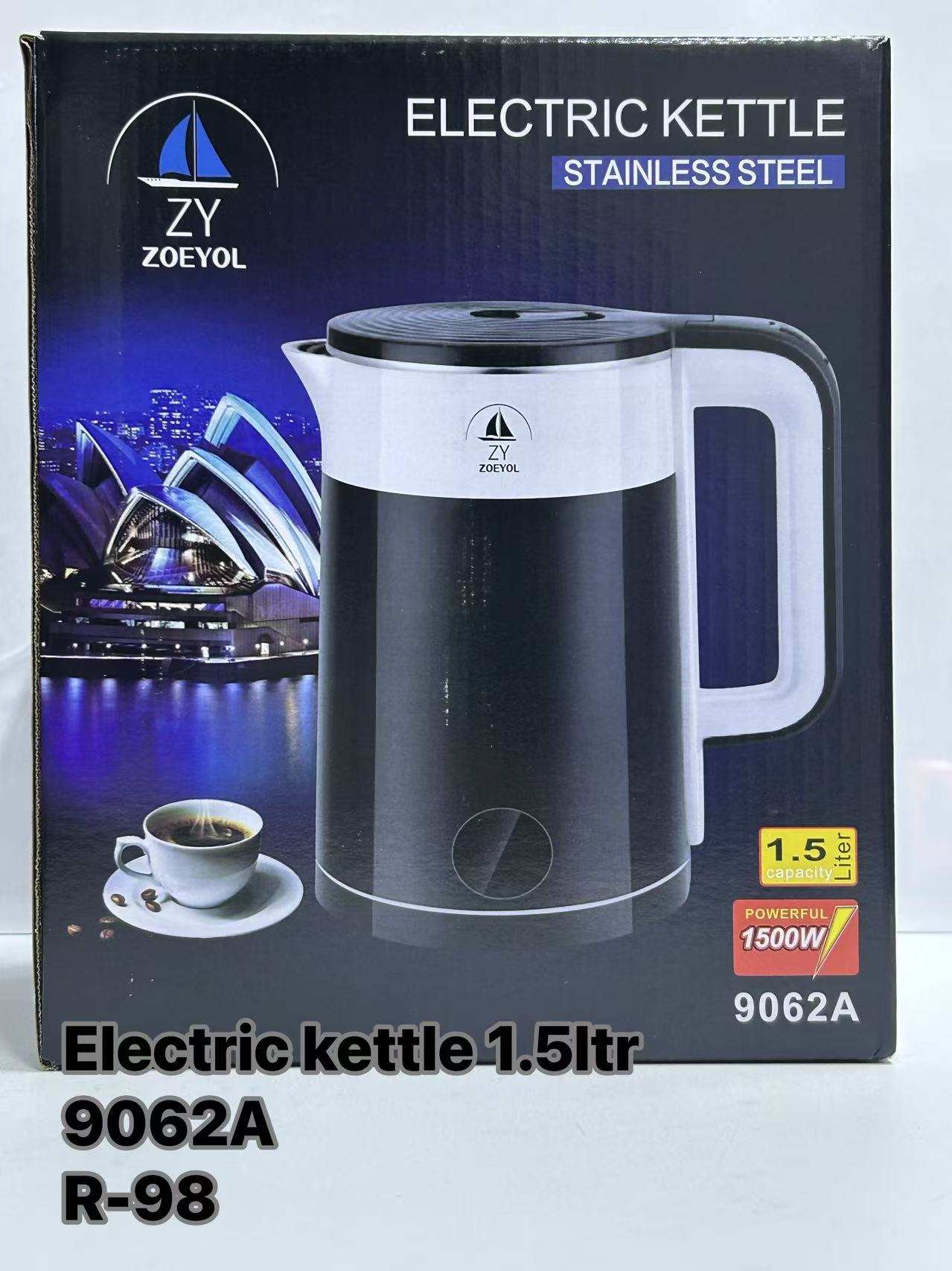 kettle 1.5ltr 9062A