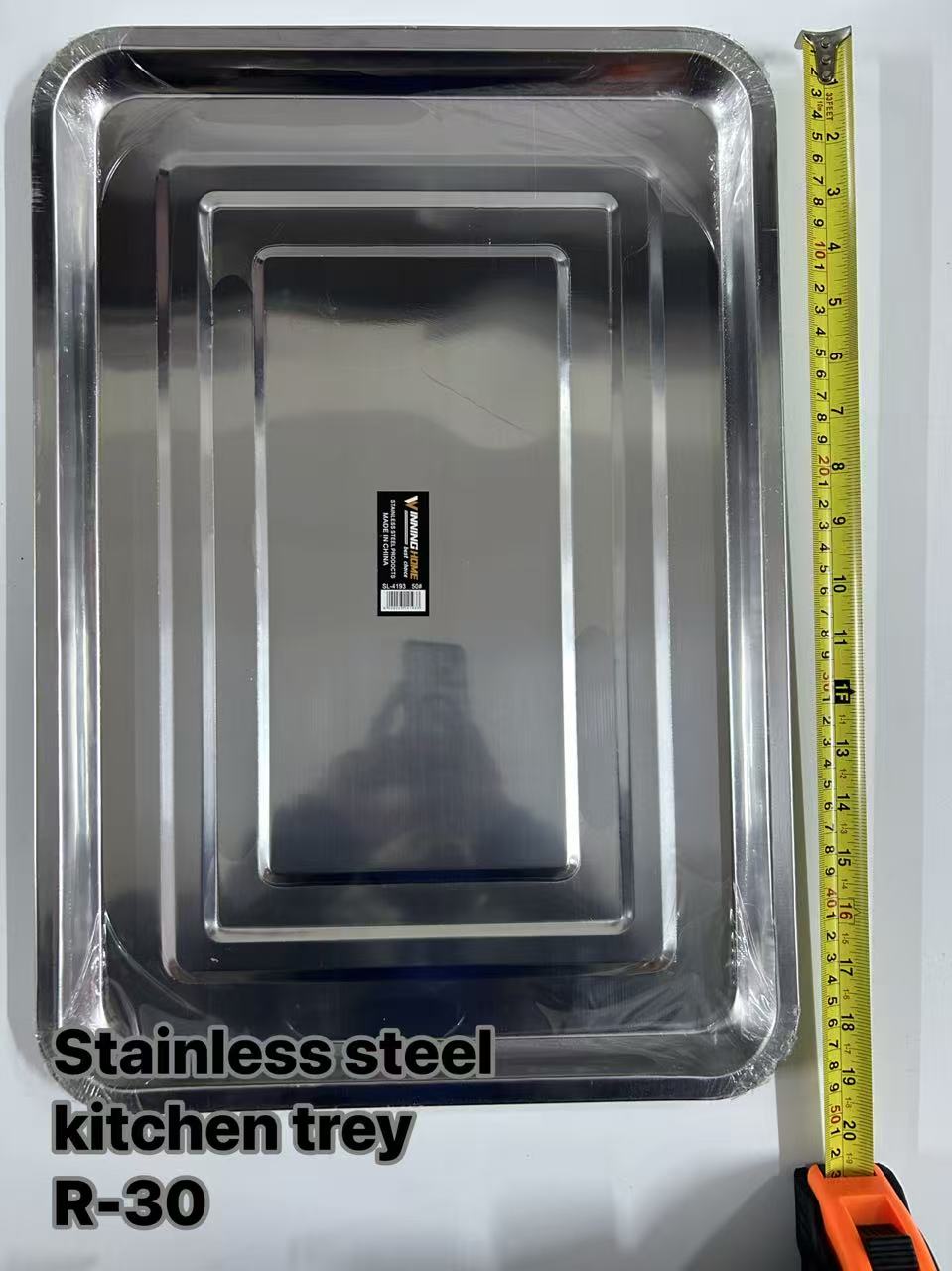 stainless steel kitchen trey